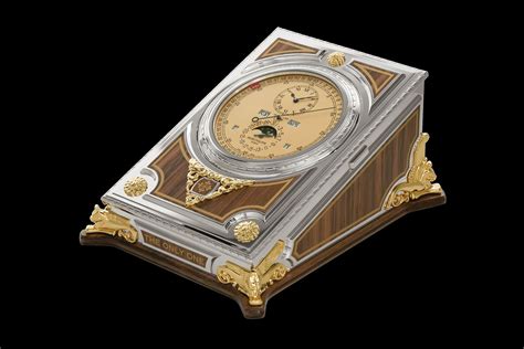 patek philippe complicated desk clock|patek philippe desk watch.